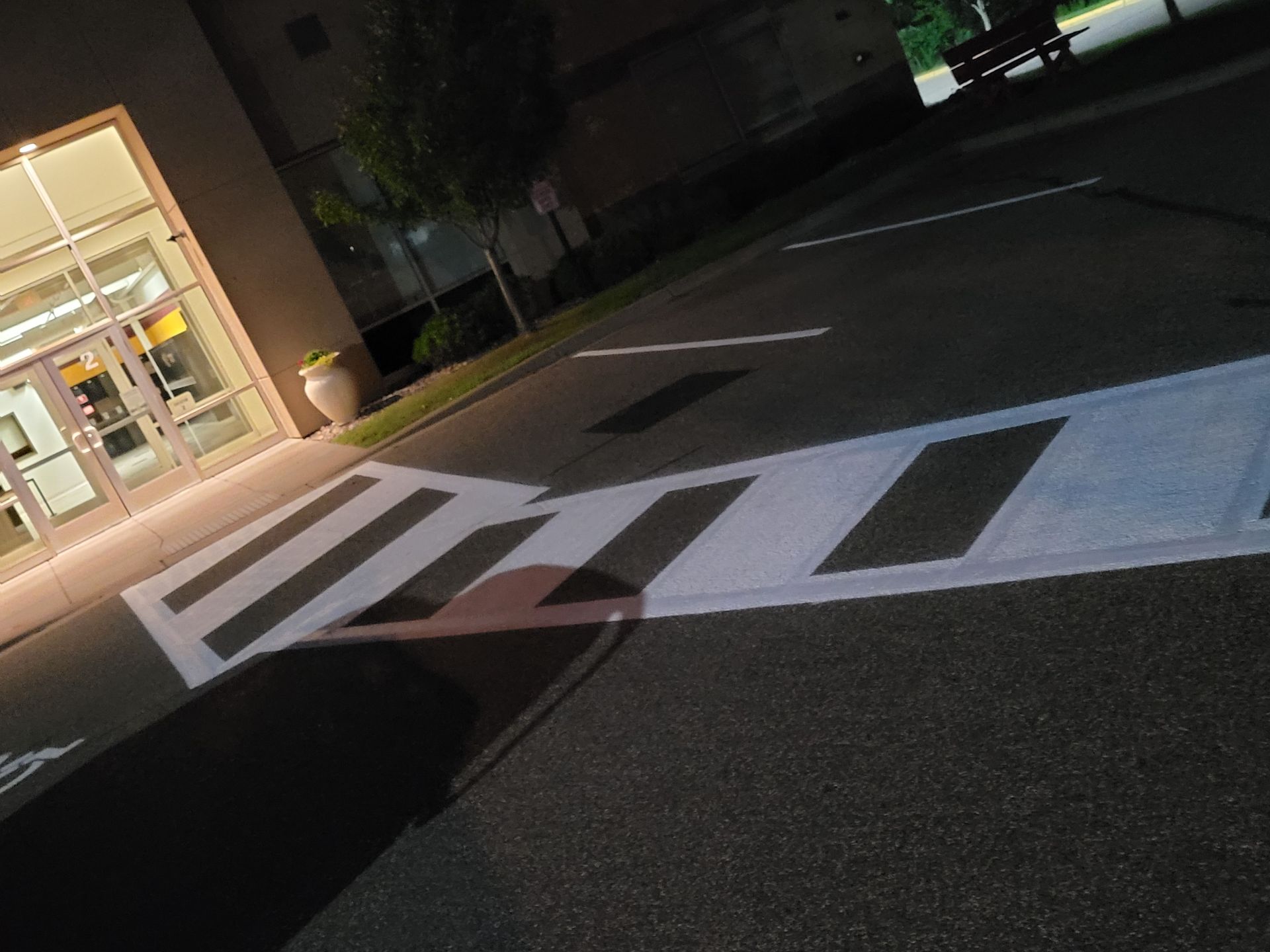 Parking lot striping services by TrueCraft Striping Services