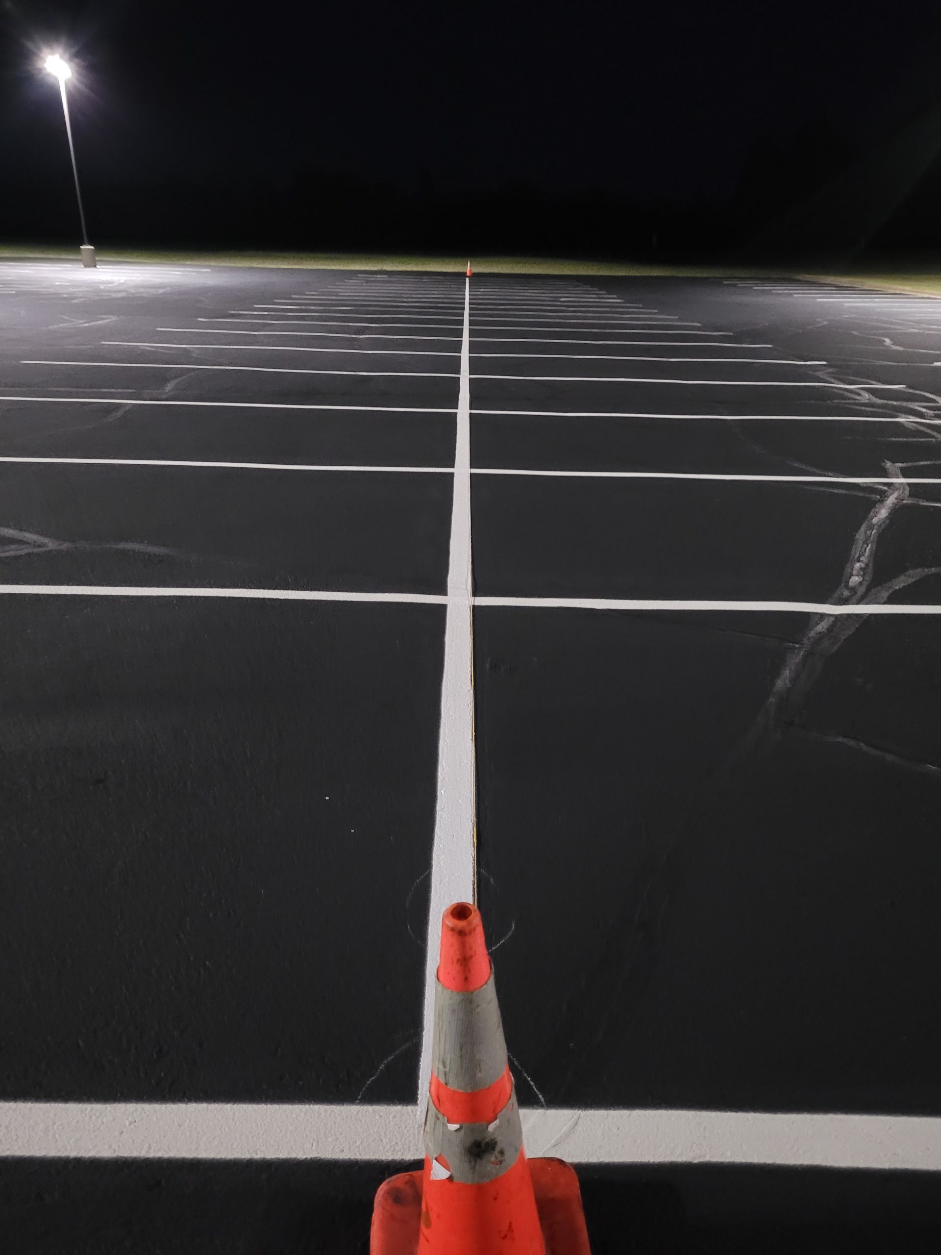 Parking lot striping services by TrueCraft Striping Services