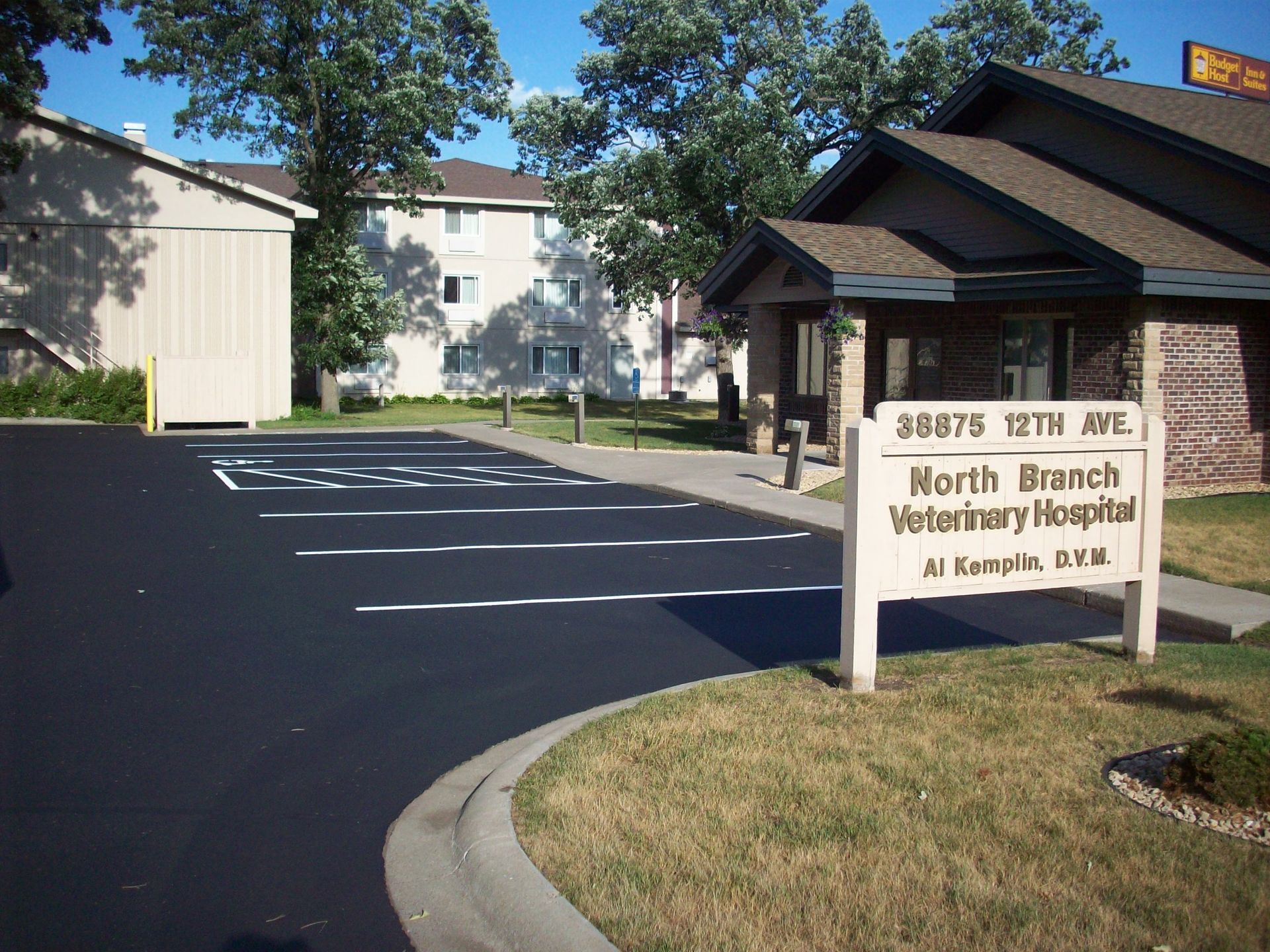 Parking lot striping services by TrueCraft Striping Services