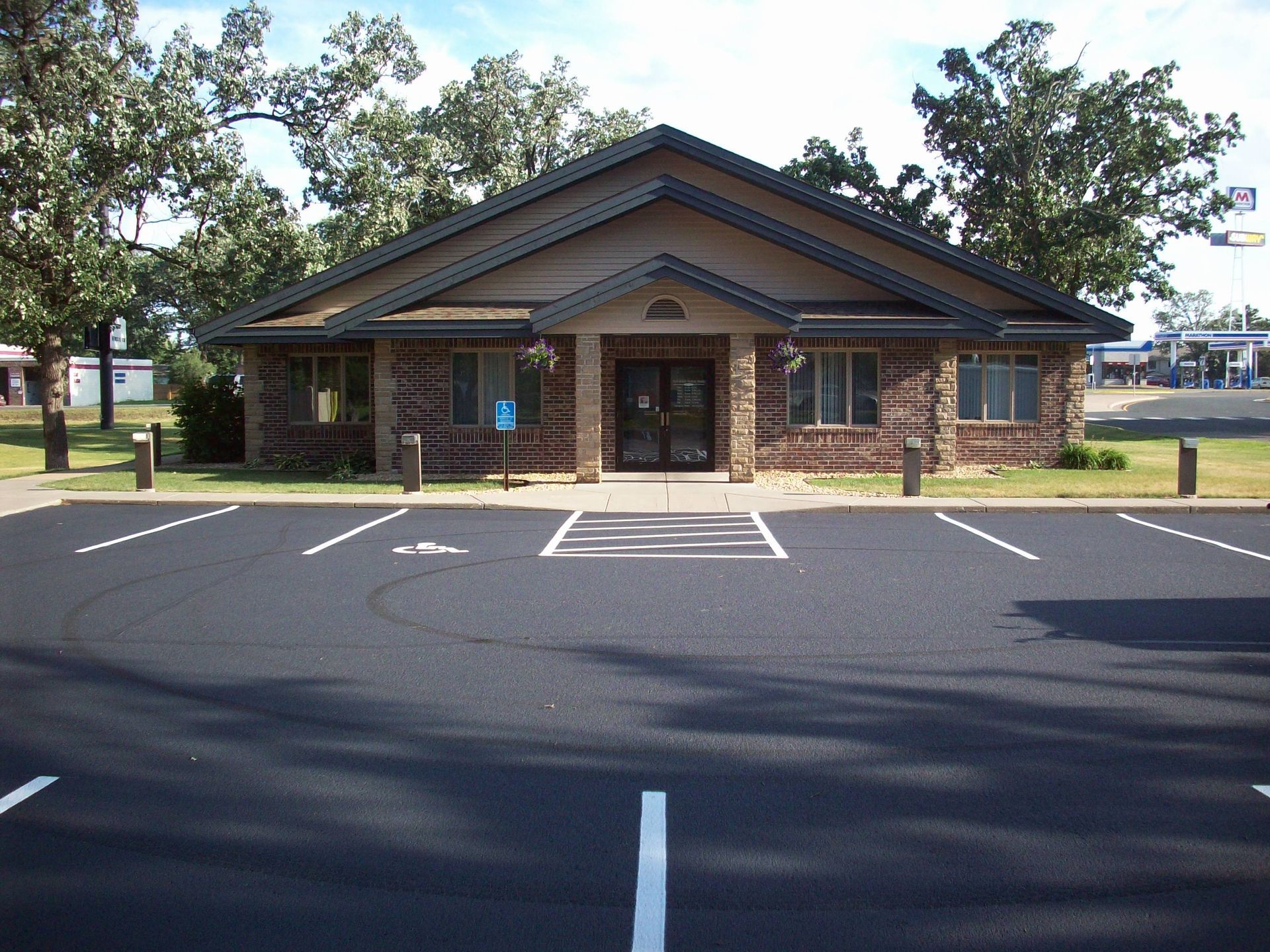 Parking lot striping services by TrueCraft Striping Services