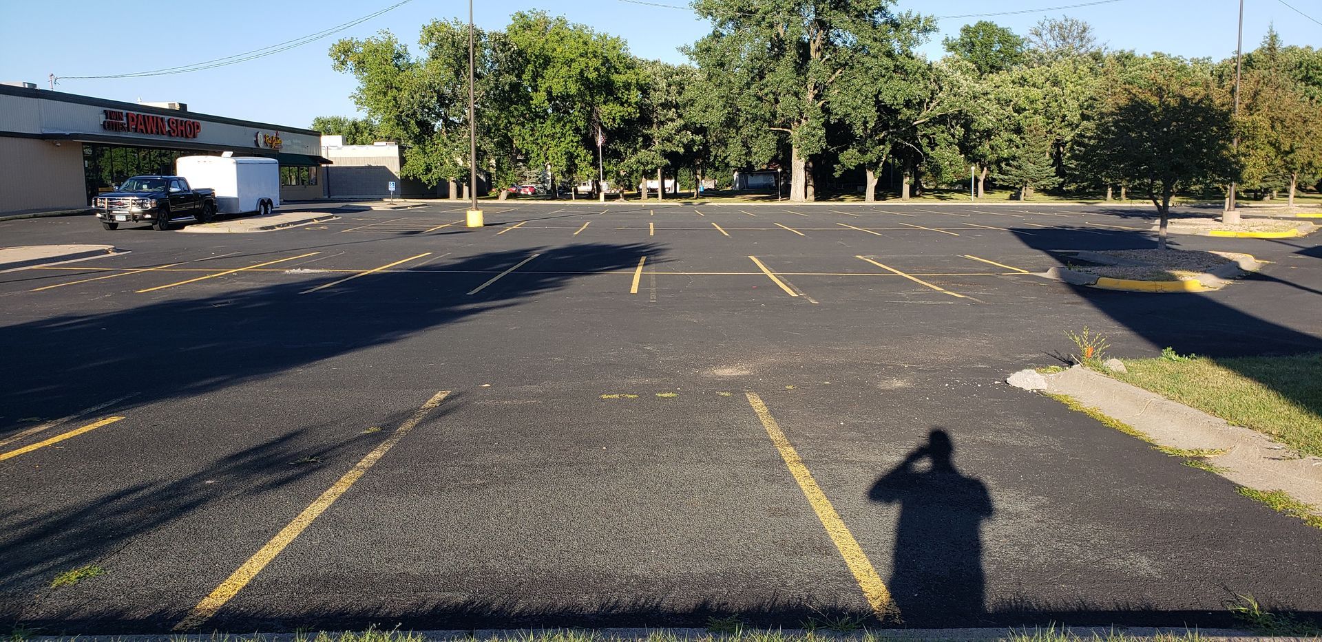 Parking lot striping services by TrueCraft Striping Services