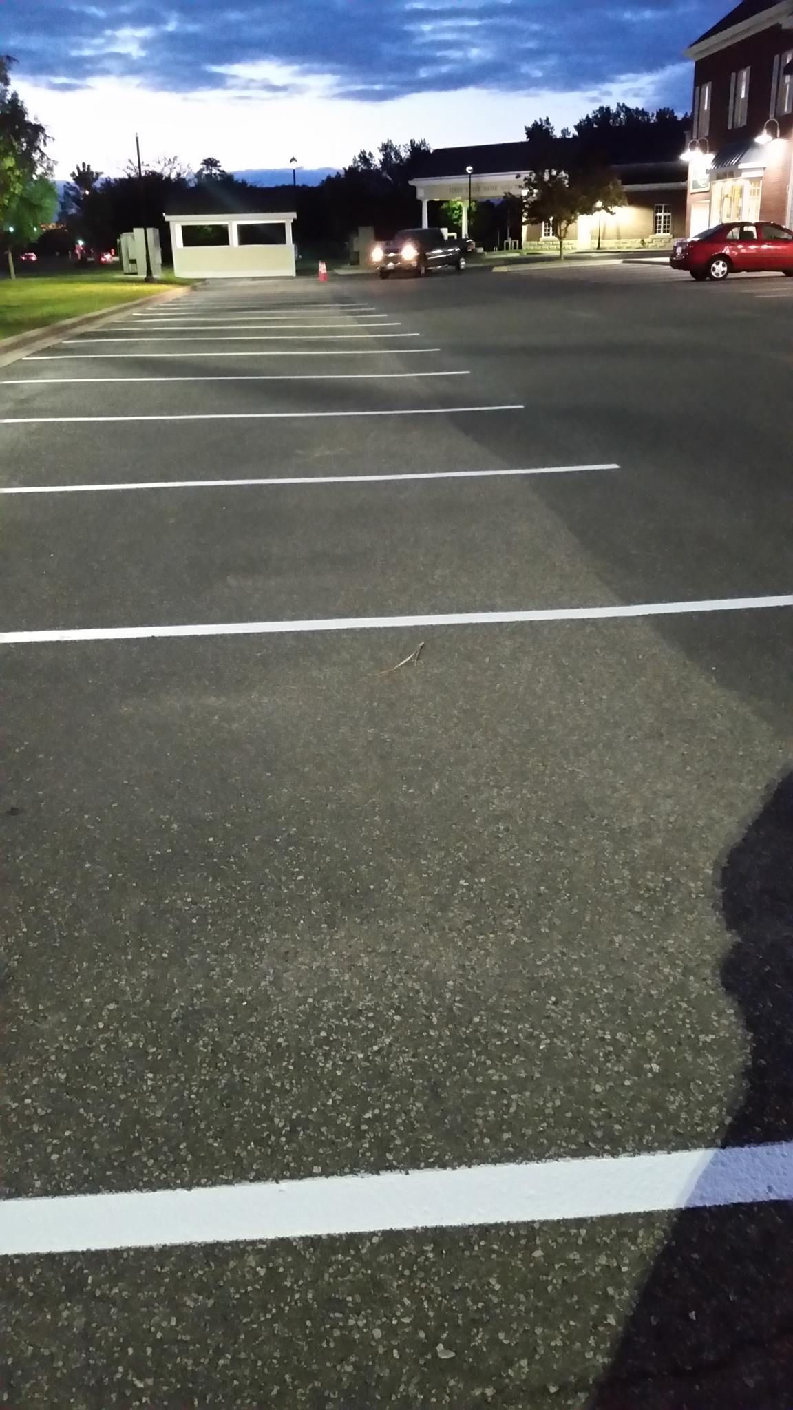 Parking lot striping services by TrueCraft Striping Services