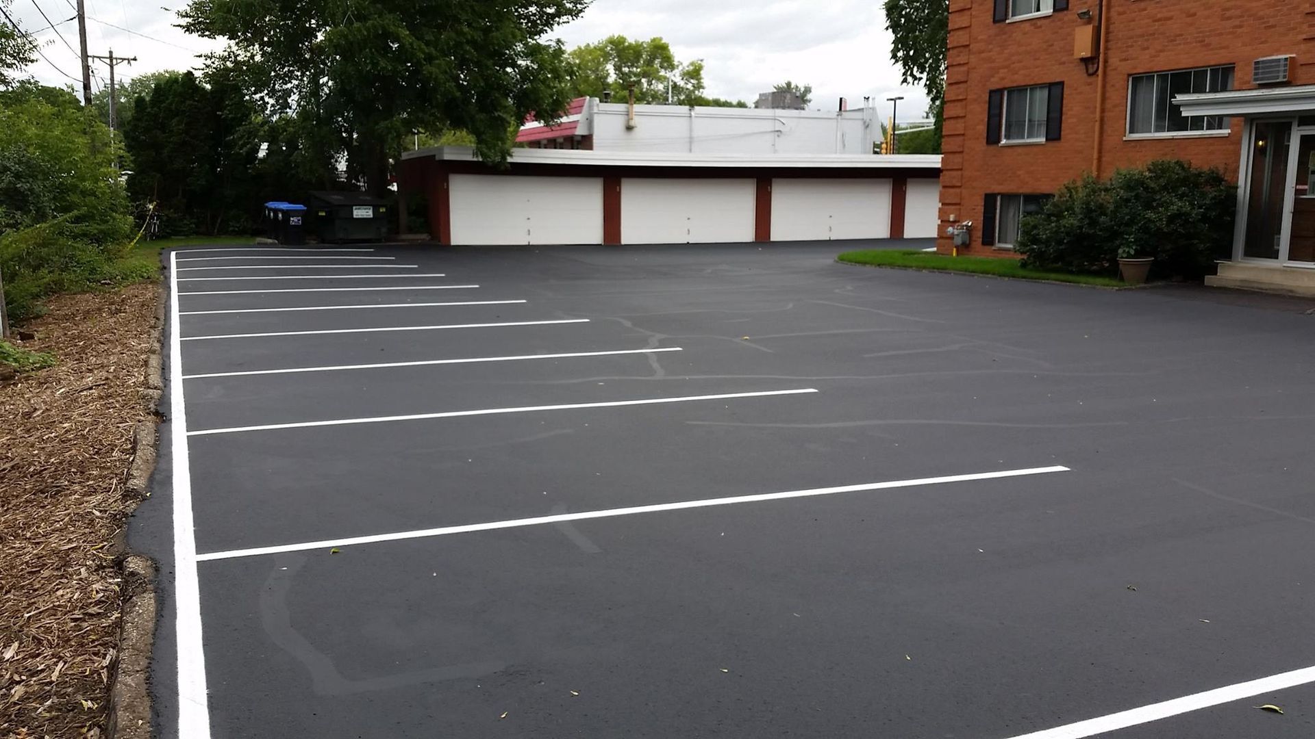 Parking lot striping services by TrueCraft Striping Services
