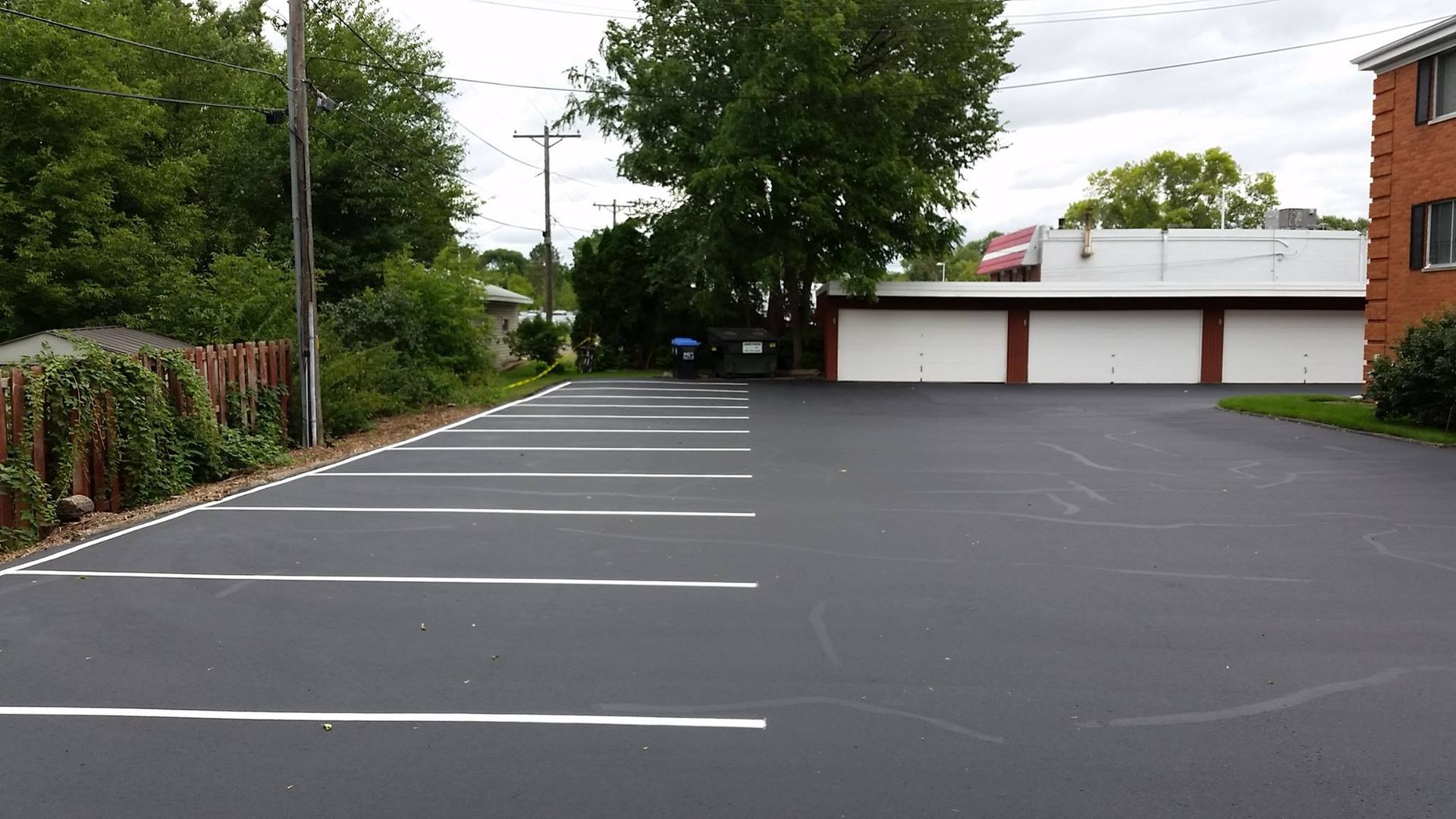 Parking lot striping services by TrueCraft Striping Services