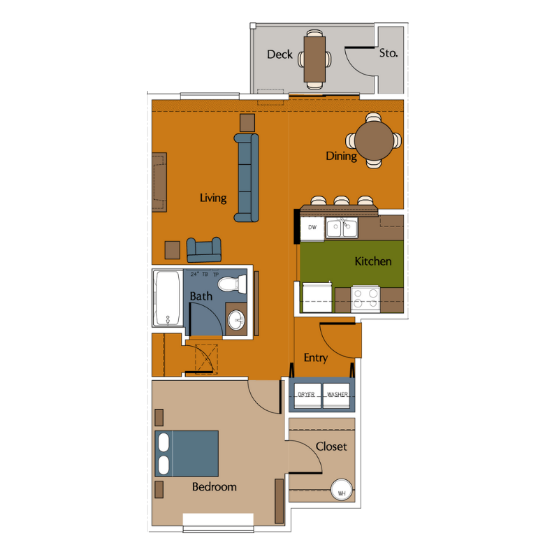 1 Bedroom Apartments for Rent