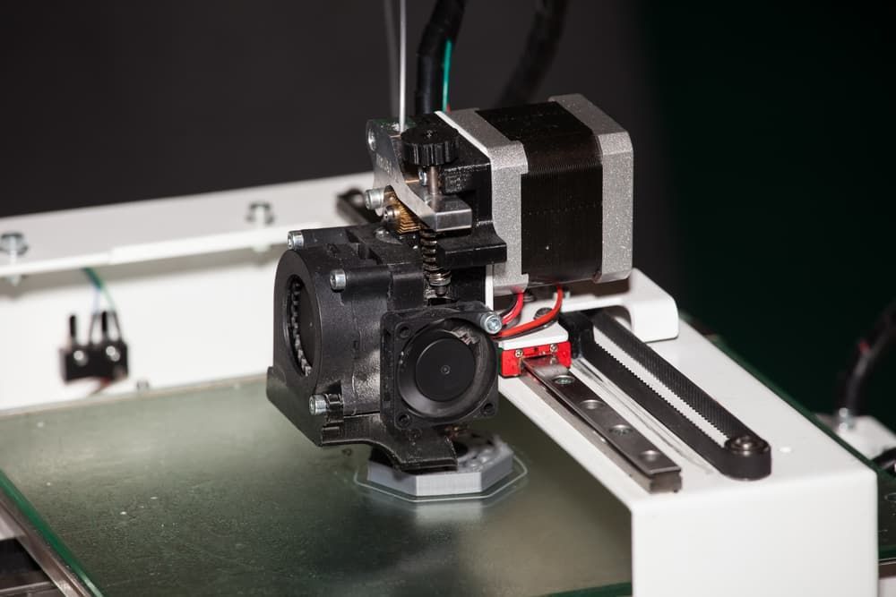 A Close Up Of A 3d Printer Printing A Piece Of Plastic — Lismore Computer Solutions In Lismore, NSW