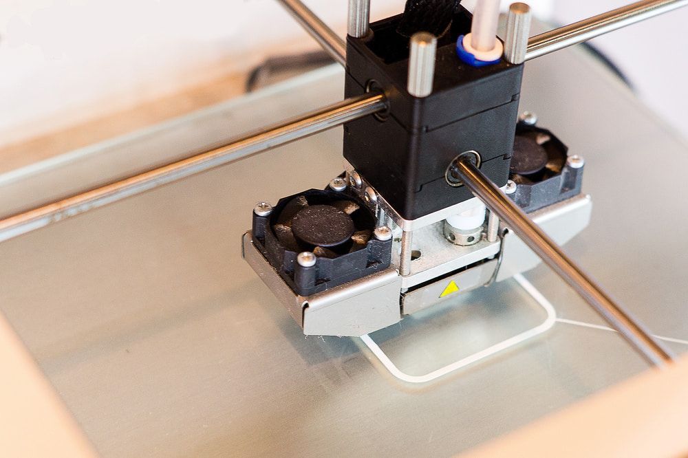 A Close Up Of A 3d Printer Printing A Piece Of Plastic — Lismore Computer Solutions In Lismore, NSW