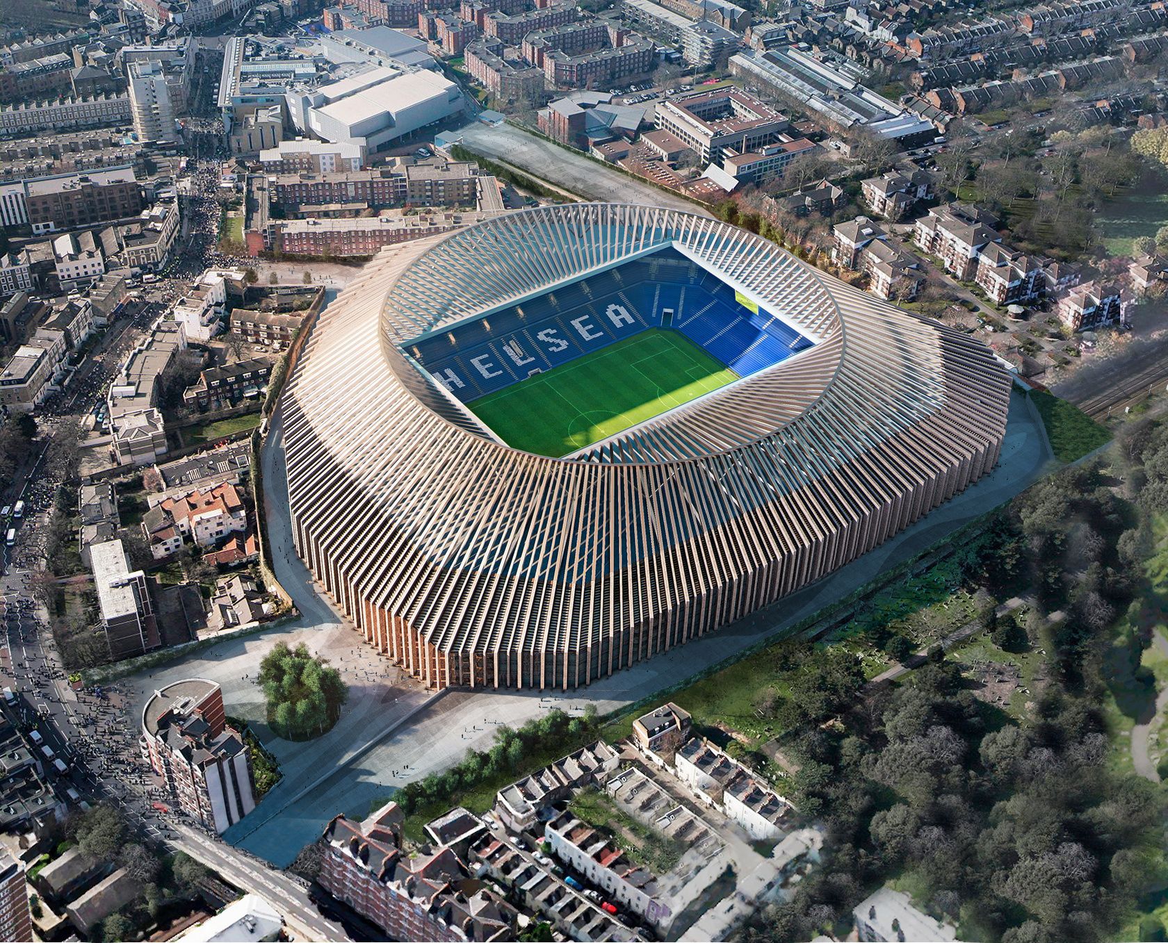 A New Stadium CHELSEA FC prepared for Roman Abramovich.