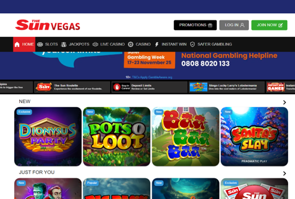 SUN VEGAS NOT TO BE EVEN CONSIDERED TO GO WITH