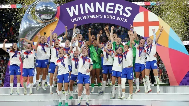ENGLAND WON 2025 EUROPEAN TITLE