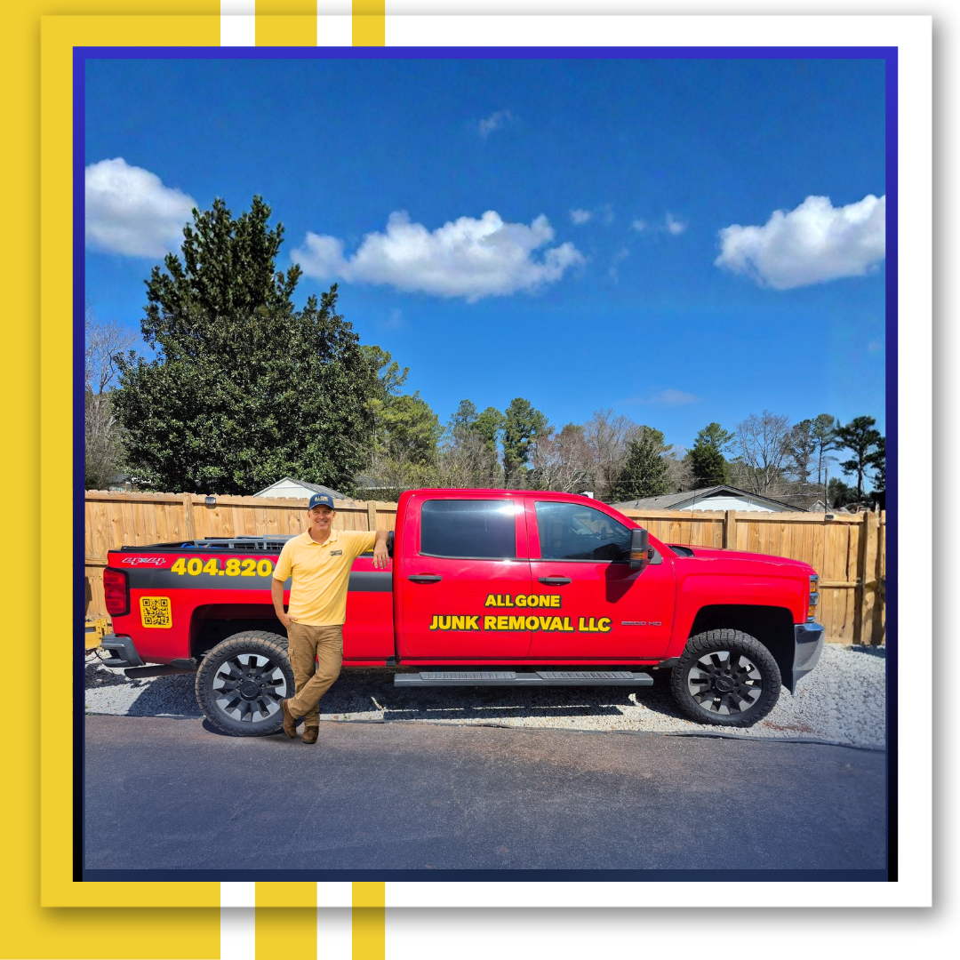 All gone pick up car parked outside