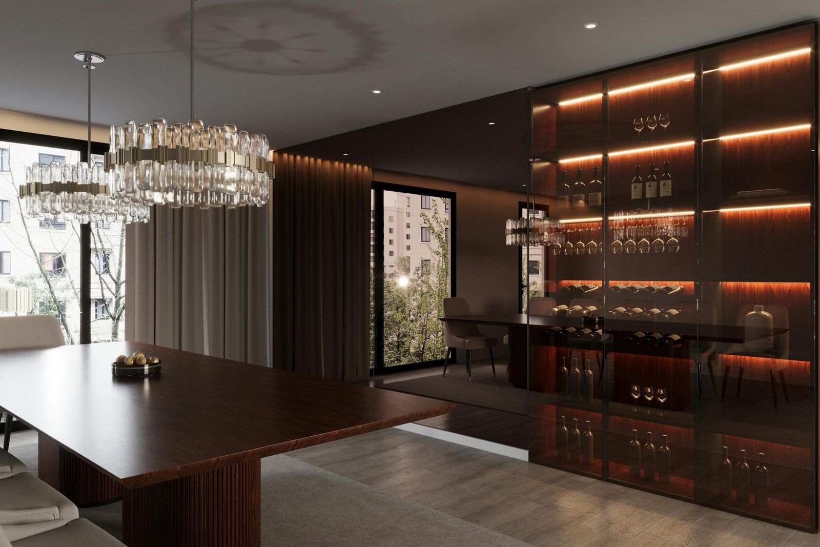 A ceiling fan is hanging from the ceiling of a wooden structure.