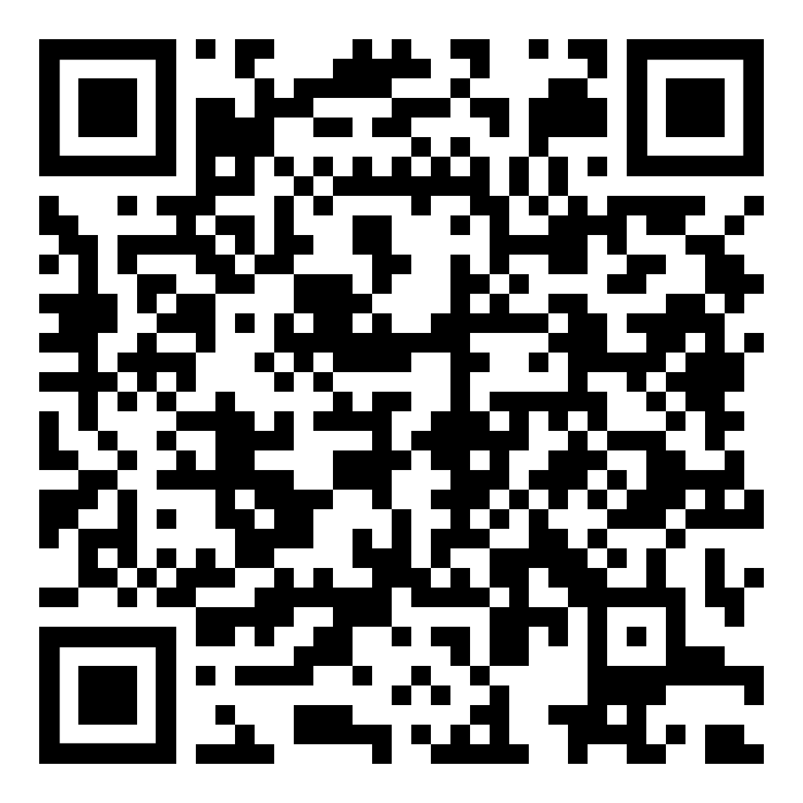 A black and white qr code on a white background.