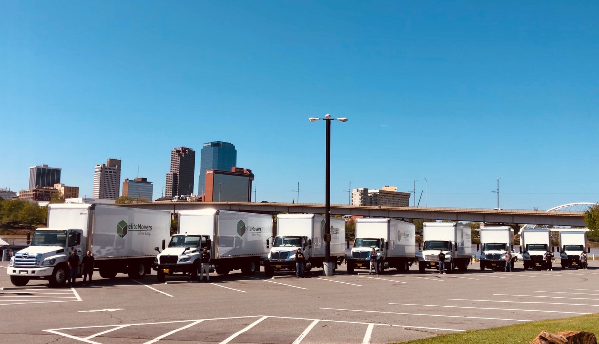Elite's truck fleet in Little Rock, AR