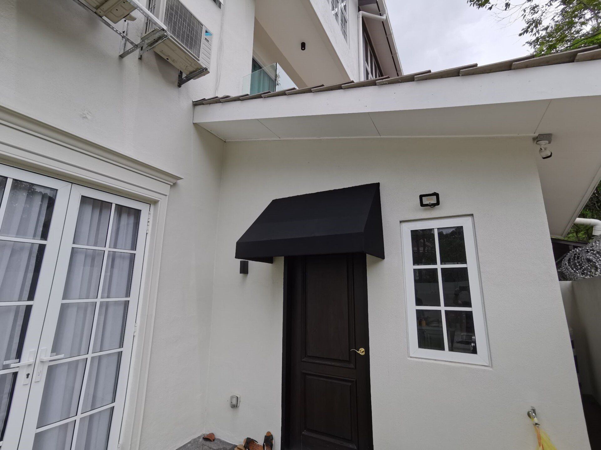Stationary or Fixed Awning