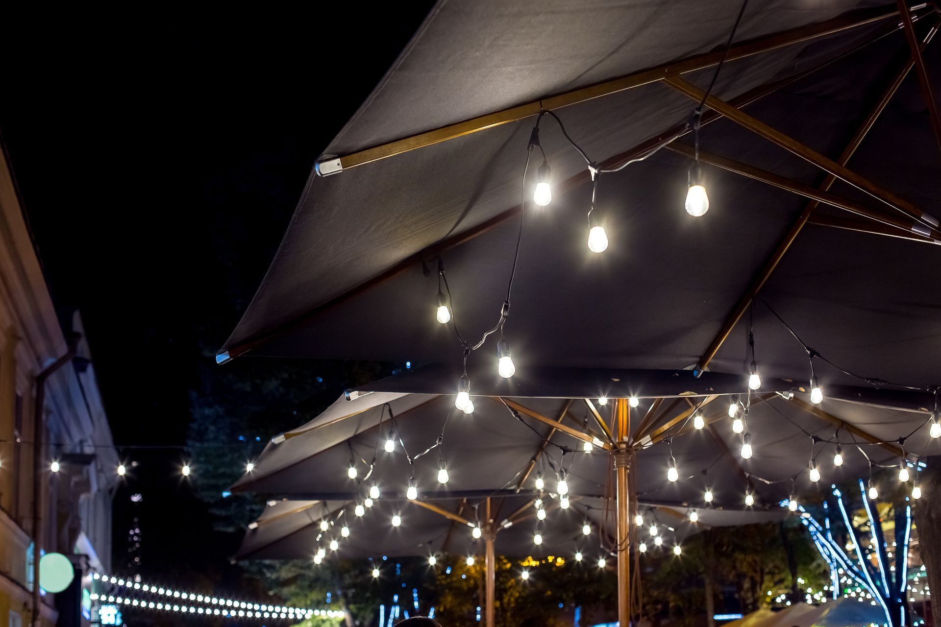 Types of Lighting Options for Awnings