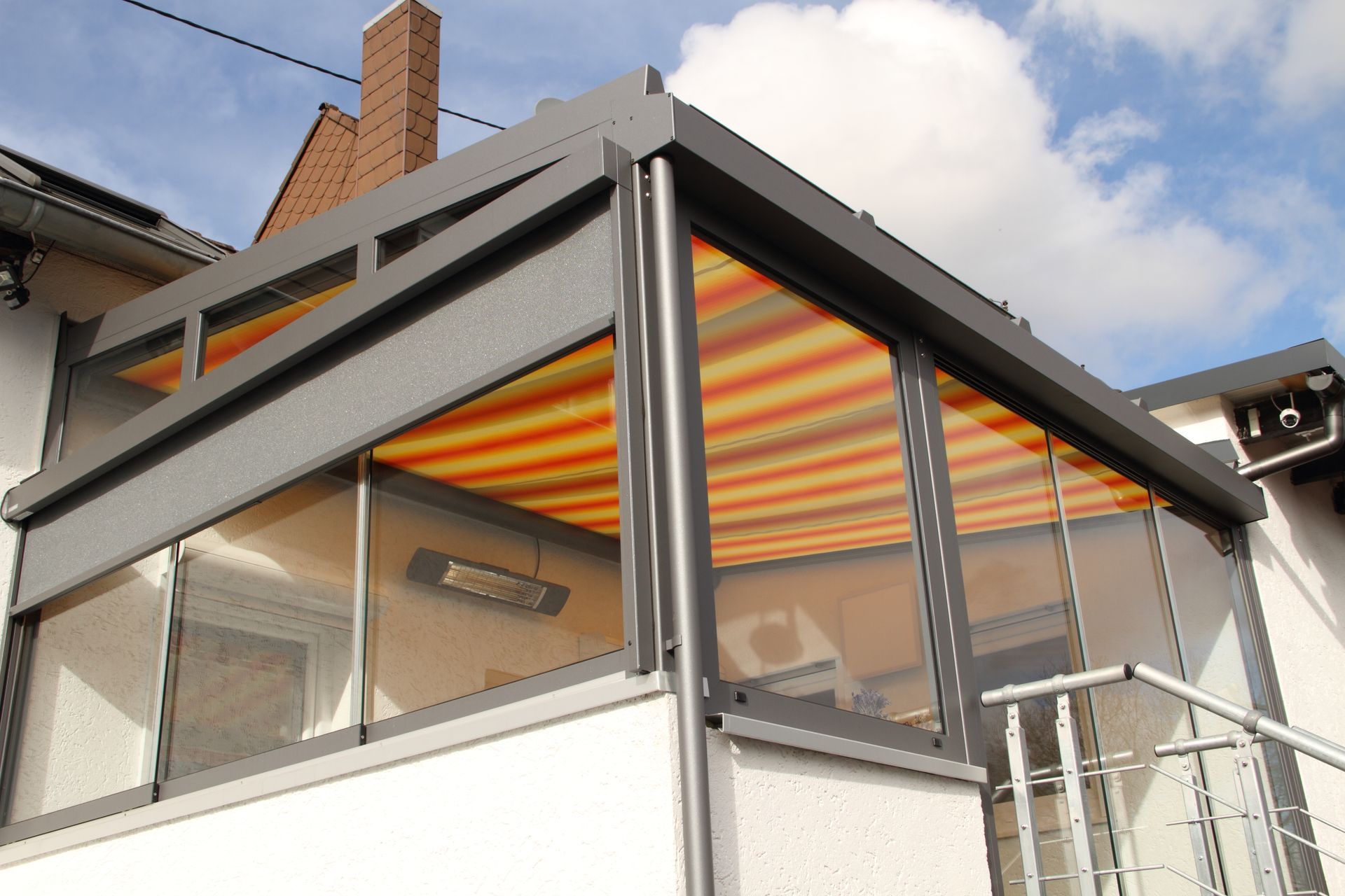 Vinyl and Stucco Surfaces for Sunshade Awning Malaysia