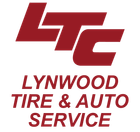 Logo for Demo Auto Repair: text with a gear icon, red and navy colors.