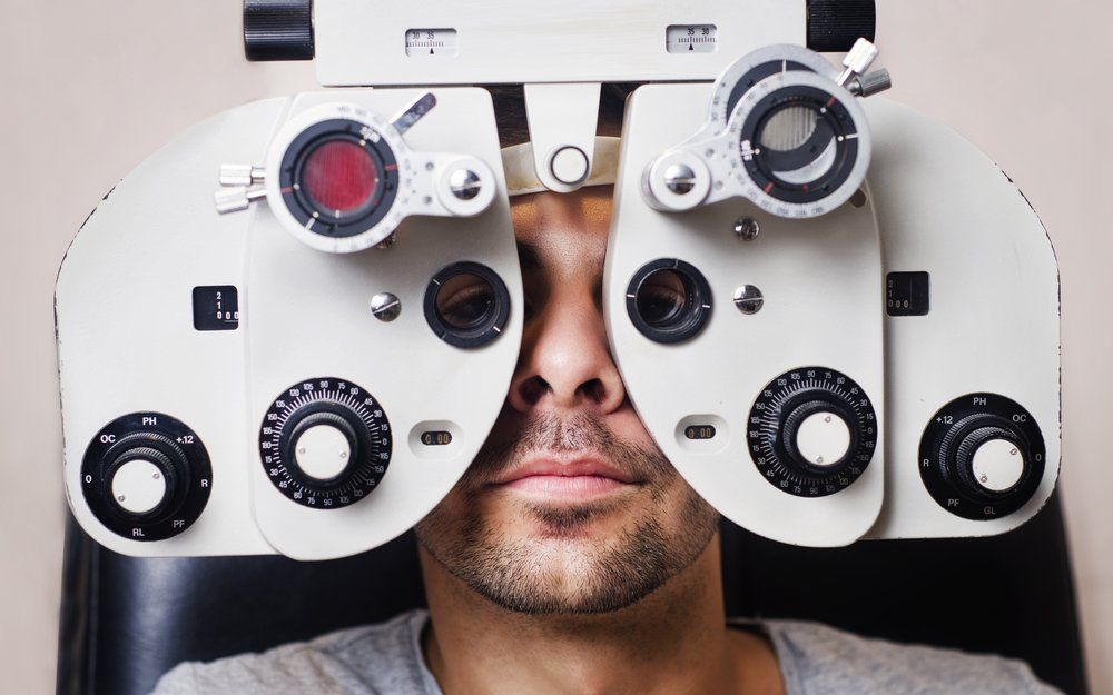 Man During Optometrist Appointment - Optometrist Expert Care in Coconut Grove, NT