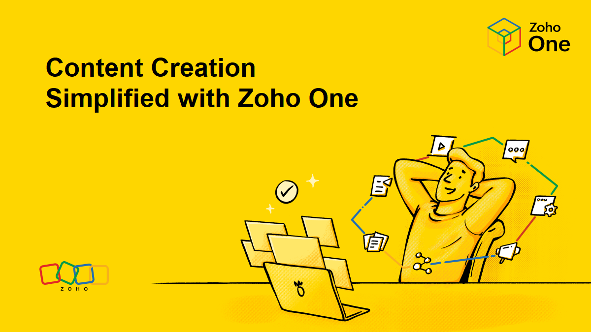 Content Creation Simplified with Zoho One