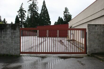 Red Remote Control Gate — Site Tour in Keizer, OR