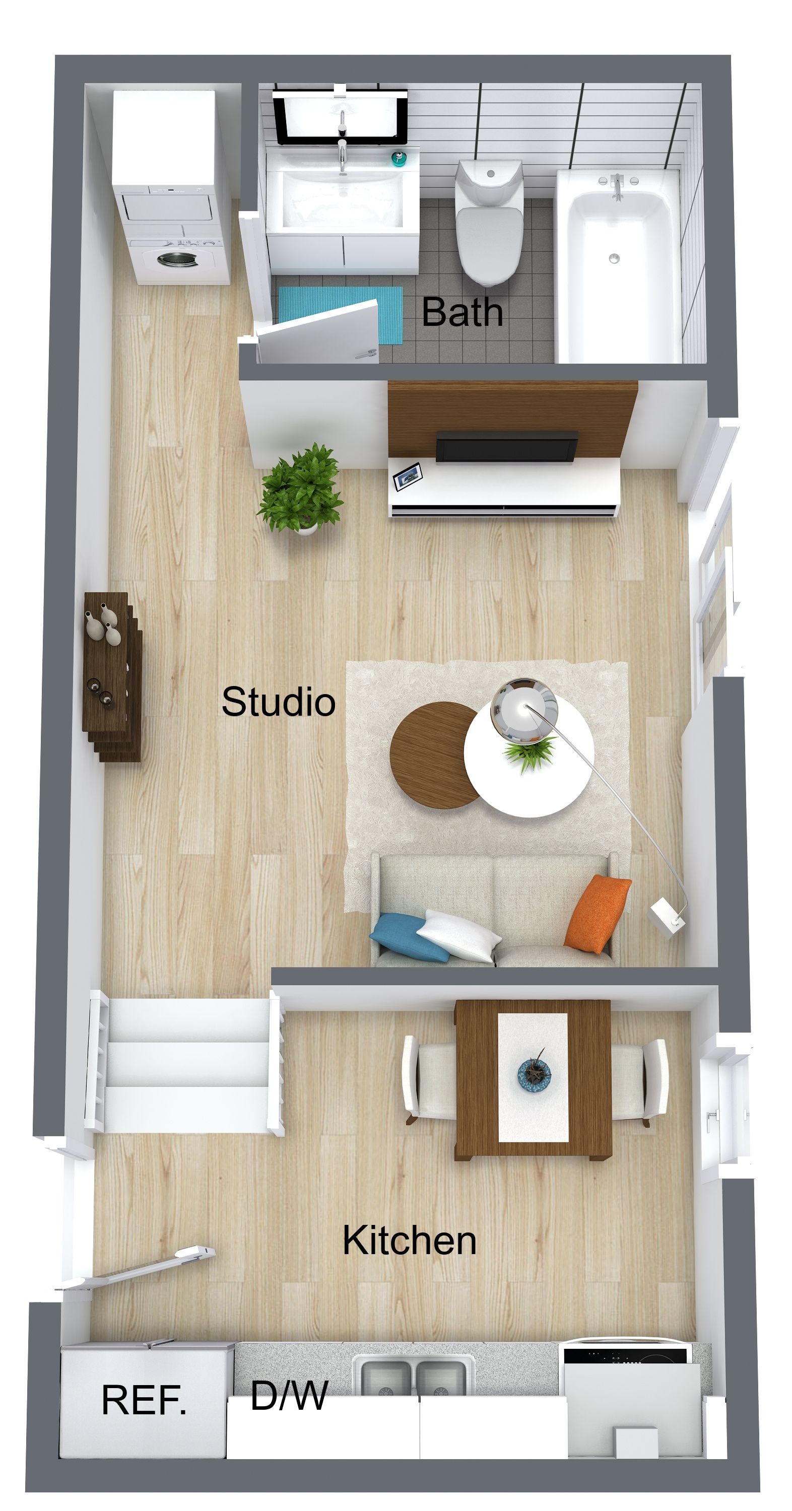 Floor plan for Studio