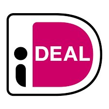 Een roze en wit logo voor de ideale deal