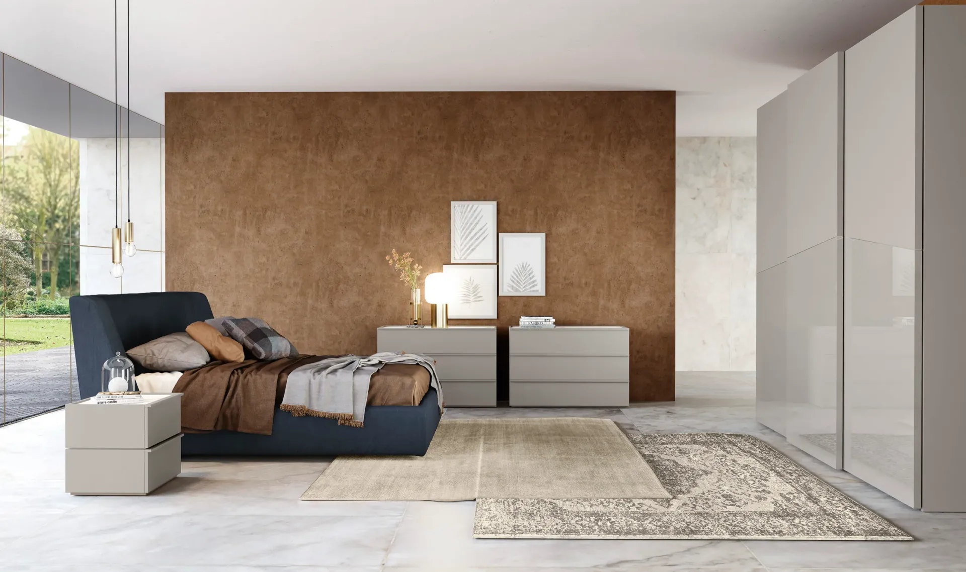 camera da letto laccata