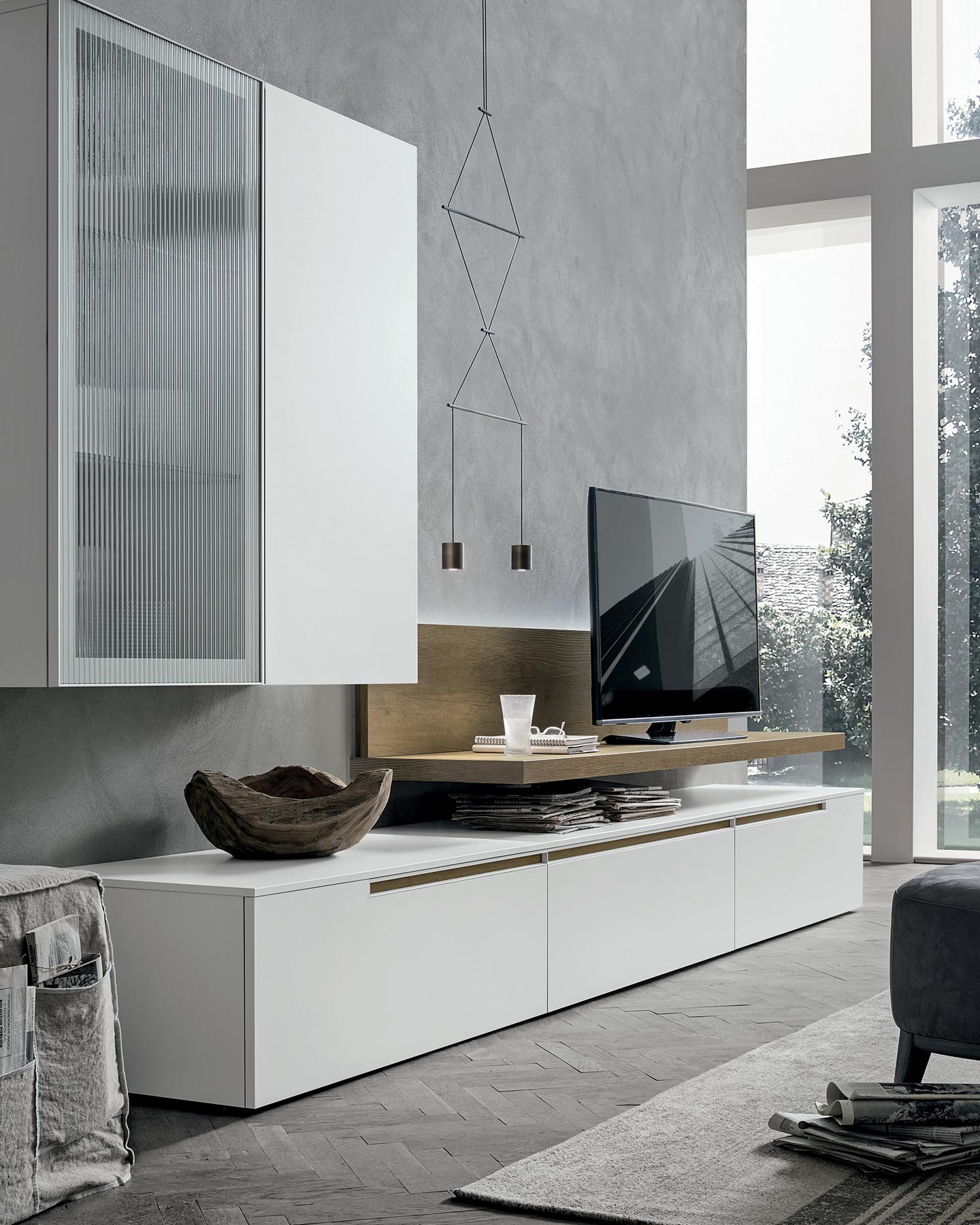 mobili soggiorno sospesi