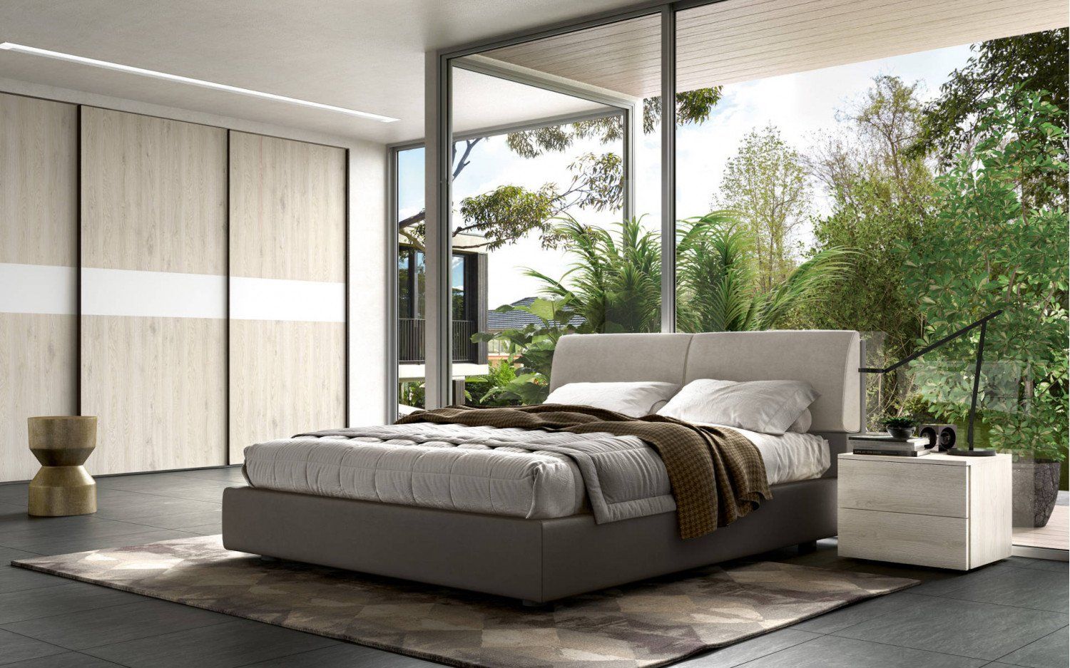 lertto matrimoniale imbottito