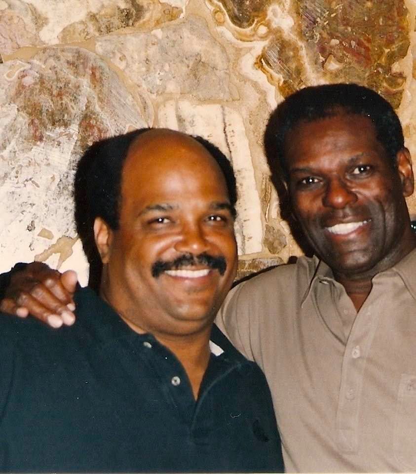 Mark McEwen with Sidney Poitier