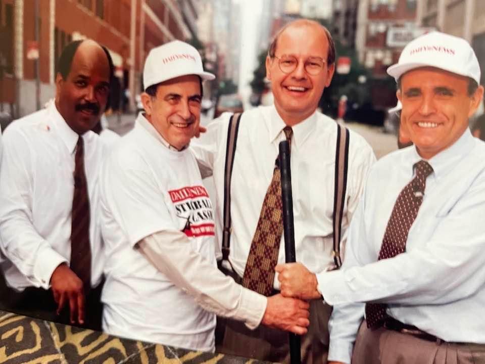 Mark McEwen with Rudy Guiliani