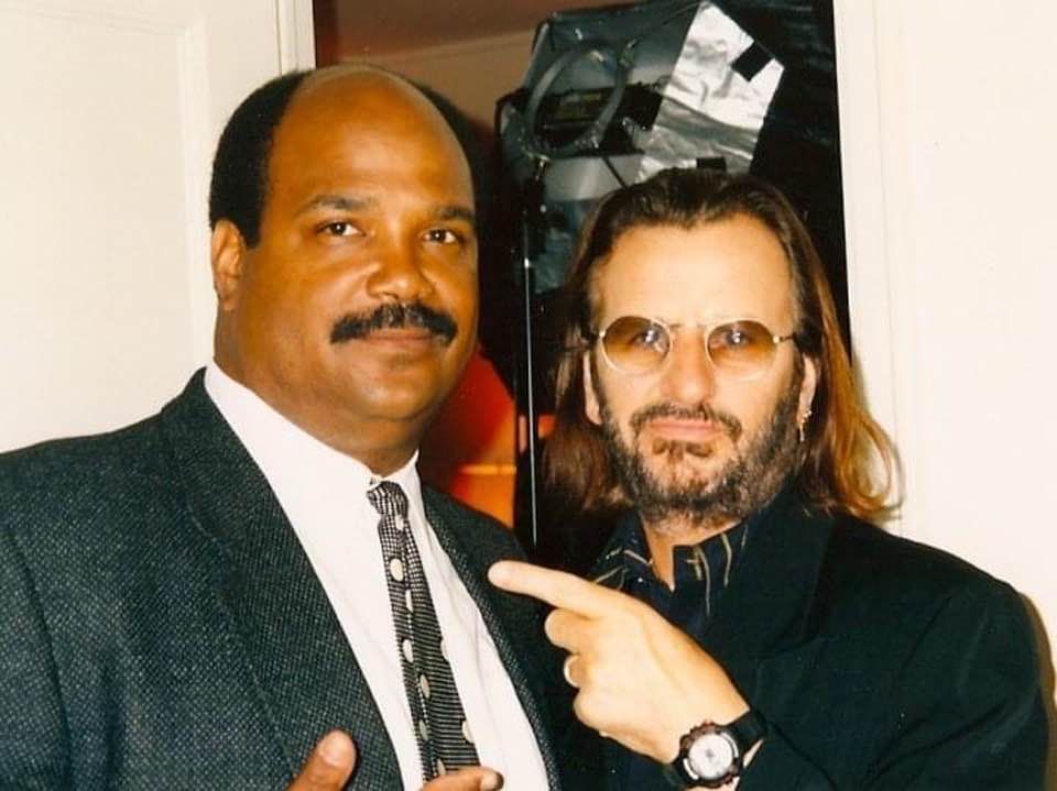 Mark McEwen with Ringo Starr