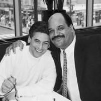 Mark McEwen with former stage manager Tony Morante