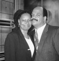 Mark McEwen with Whoopi Goldberg