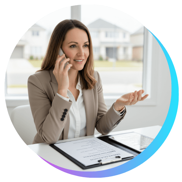 property manager on phone
