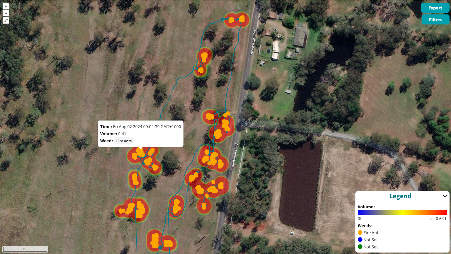 mosquite spraying in residential catchment zones