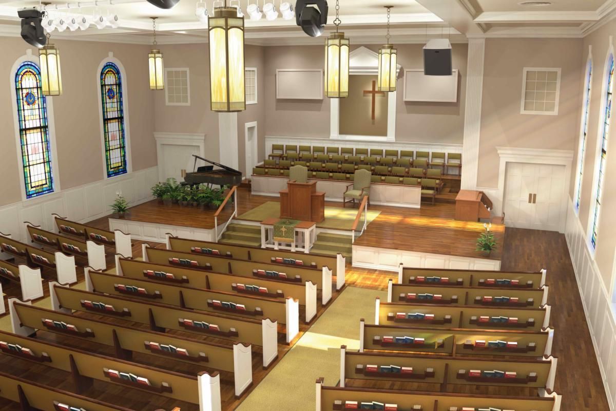 Interior Sanctuary Painting