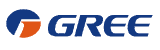 The gree logo is blue and orange on a white background.
