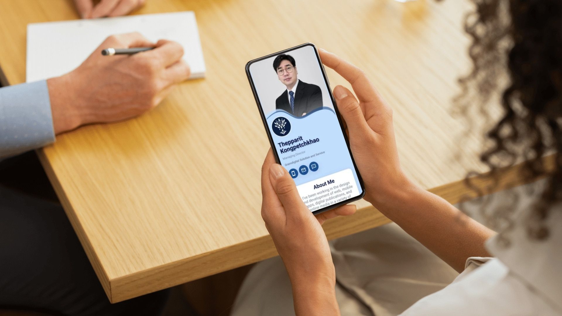 นามบัตรดิจิทัล | ผลิตนามบัตรดิจิทัล | แกรมดิจิทัล | GramDigital