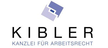 A logo for a company called kibler kanzlei for arbeitsrecht