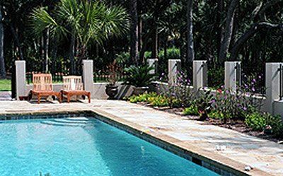 Landscape Installation —  Landscape Swimming Pool in Savannah, GA