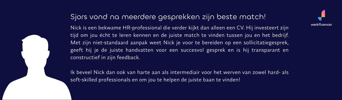 Review over Werkfluencer Recruitment. Recruitmentbureau Eindhoven. Nick Lodder