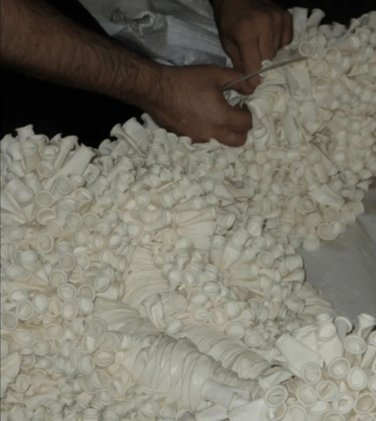 sculpture, installation, Wirksworth Art Festival, commission, balloons, David Booth, MRSS