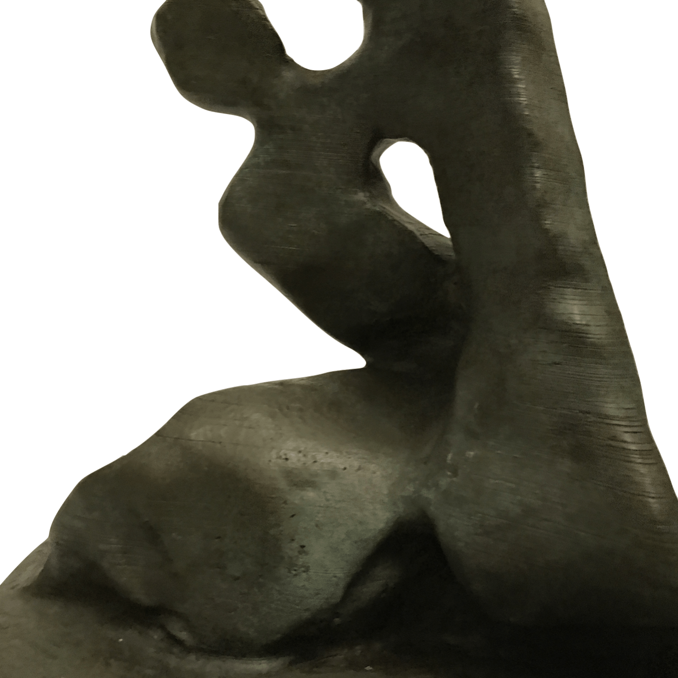 empathy is a bronze figurative sculpture