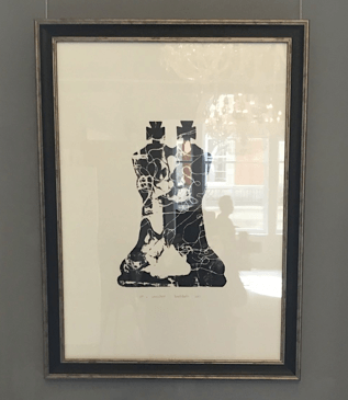 David Booth, granite, sculpture, chess