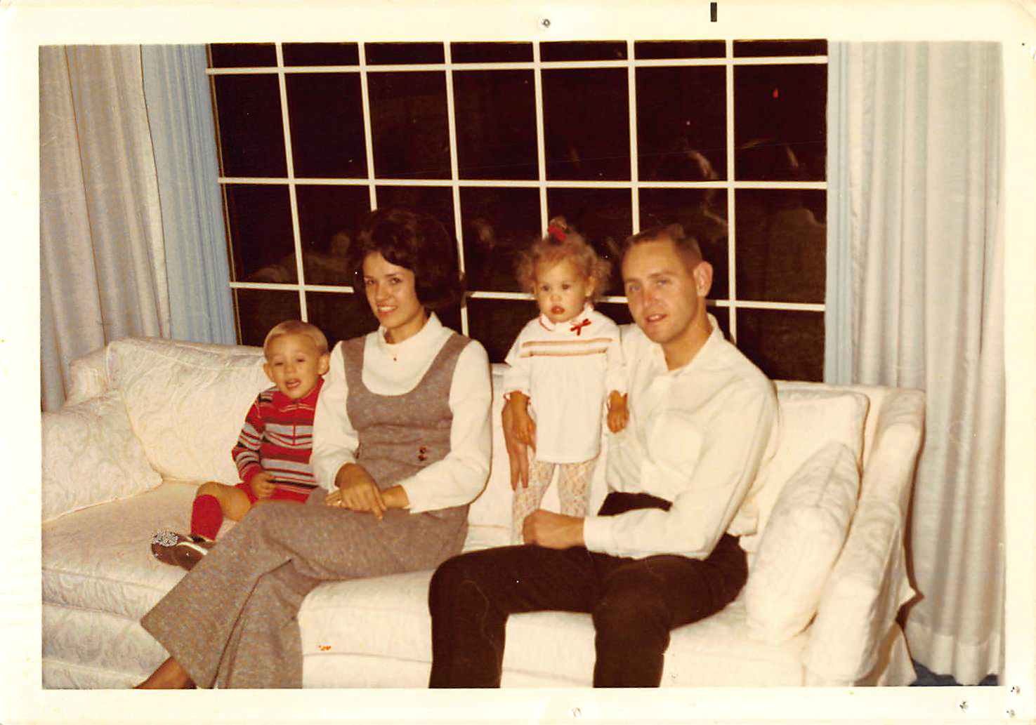 Weida family photo in the early days of
