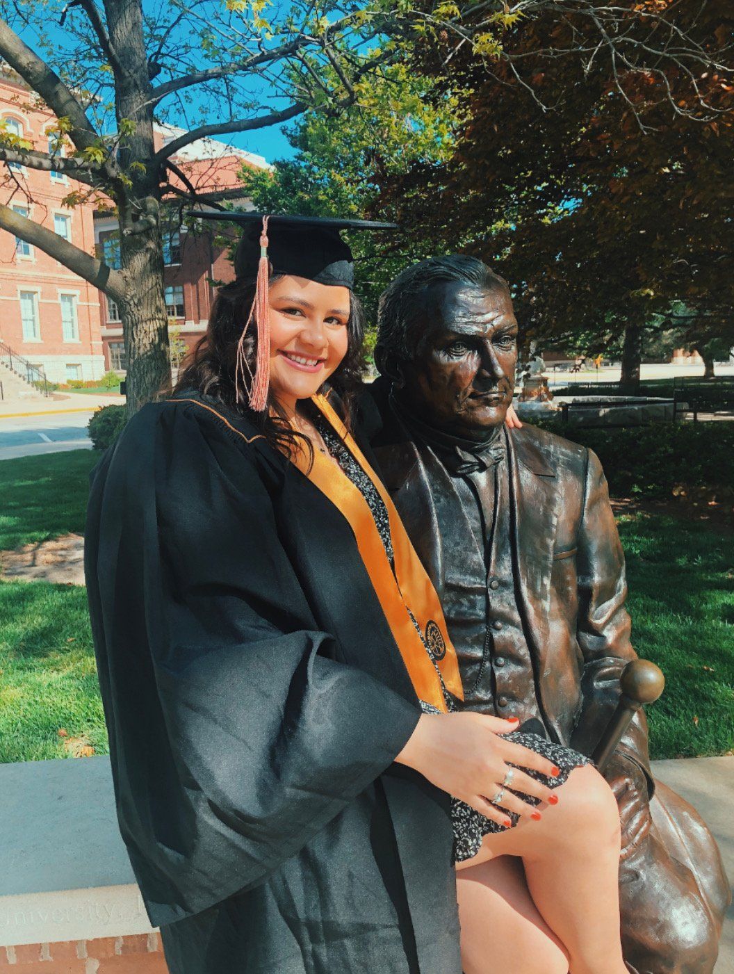 Weida office staff member Purdue graduation picture