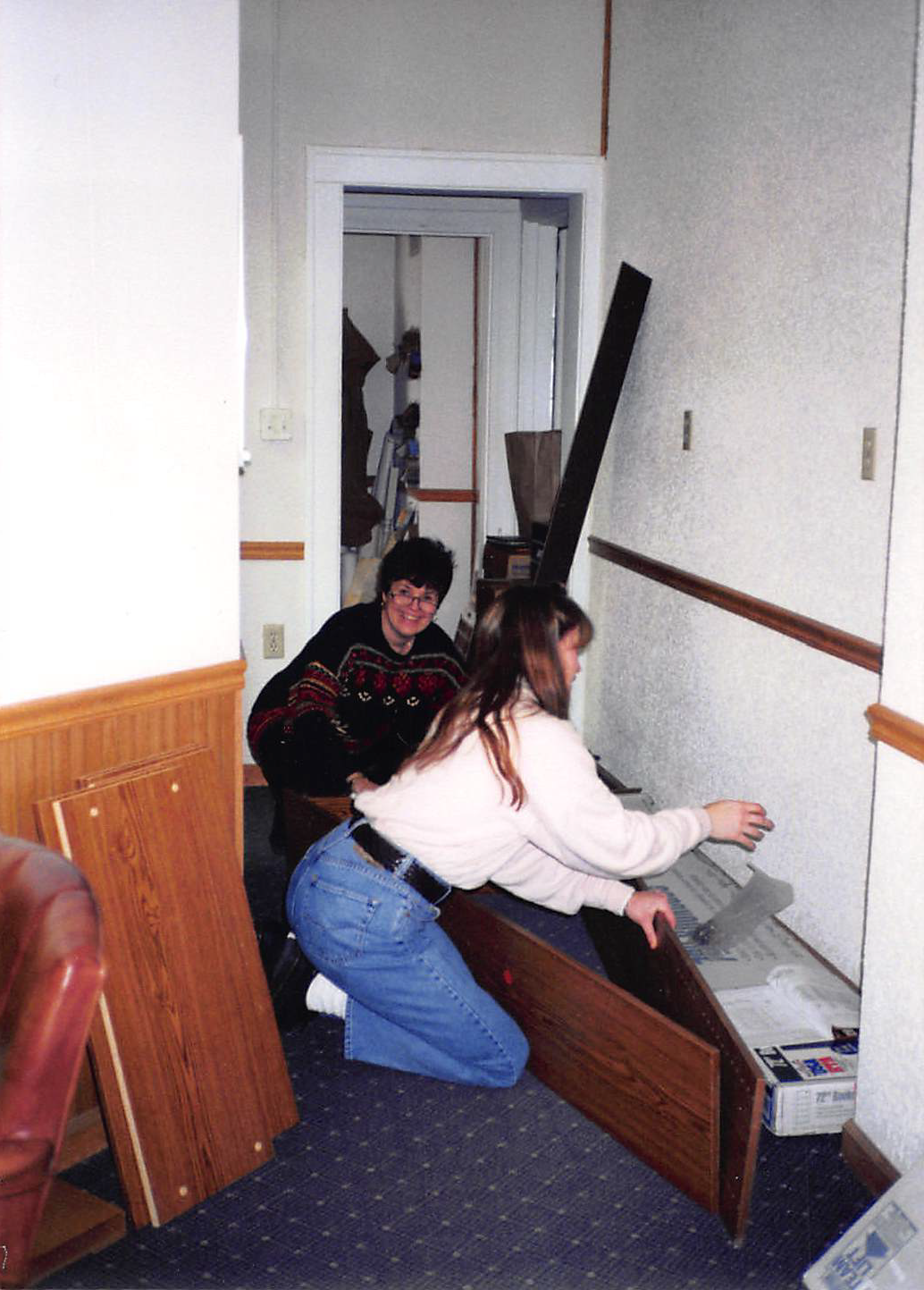 Weida office under construction - history of their office construction