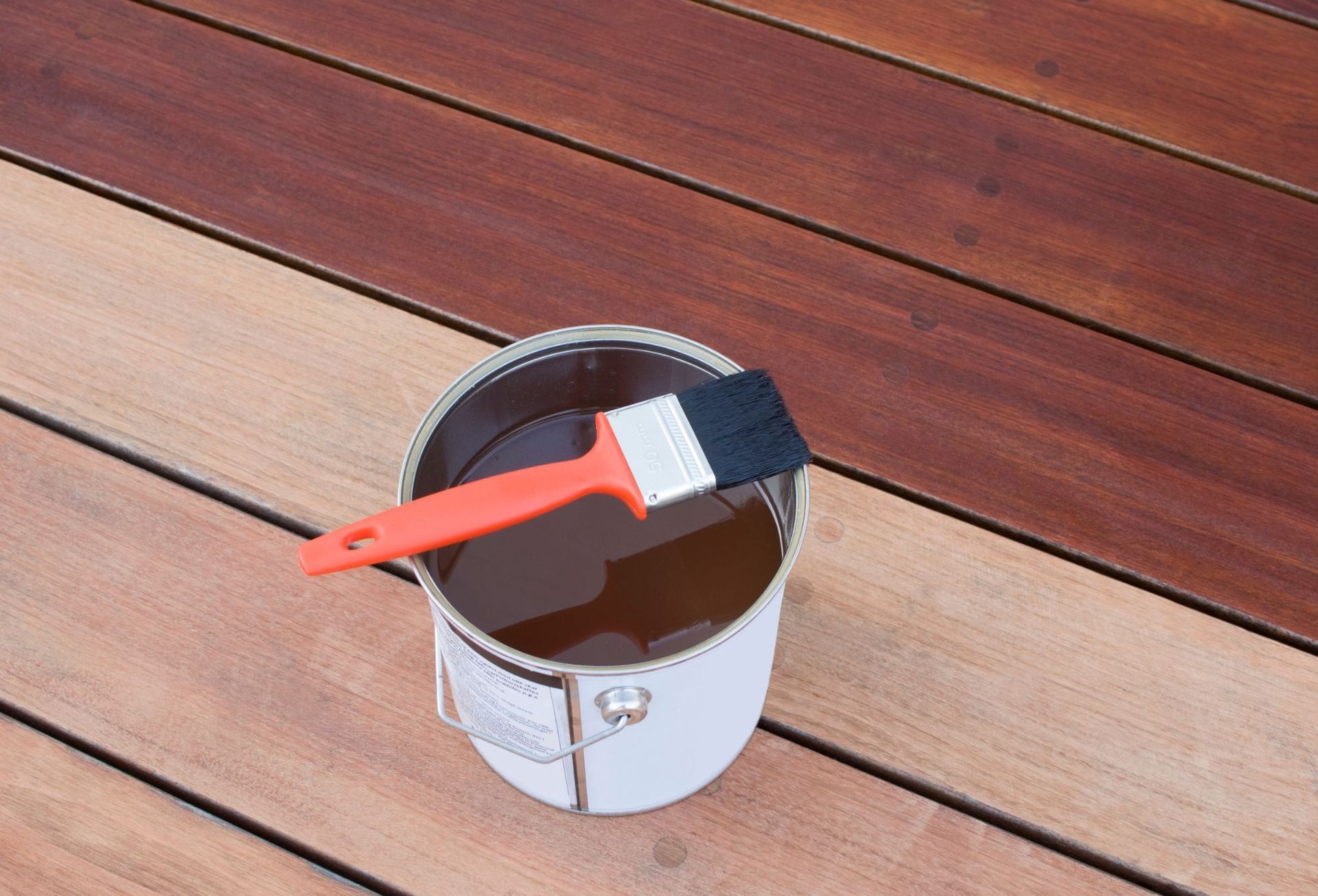 Oiling your deck